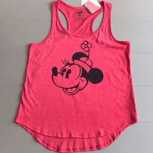 Vintage Minnie Mouse racer back tank top